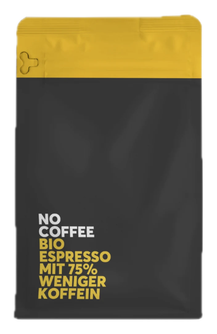 Packung No Coffee Bio Espresso mit 75 % weniger Koffein