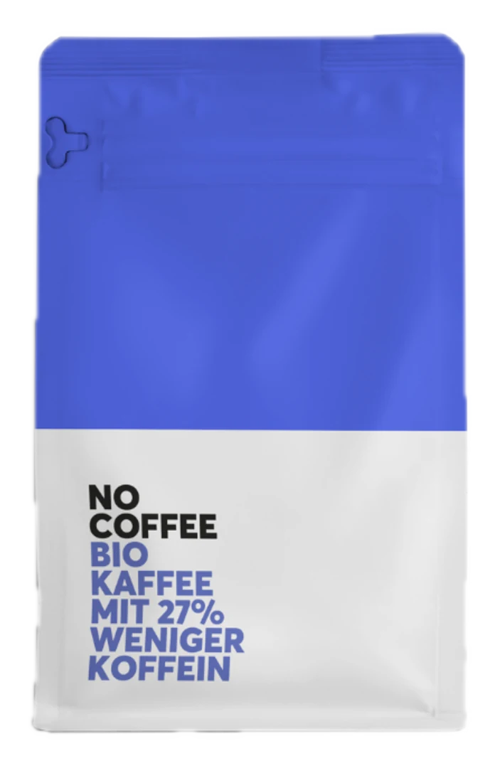 Packung No Coffee Bio Kaffee mit 25 % weniger Koffein